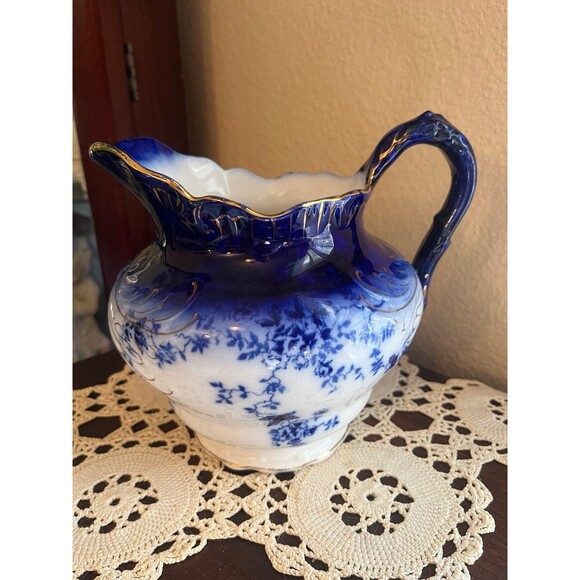 RARE Antique LaBelle China Water Pitcher - Picture 3 of 7